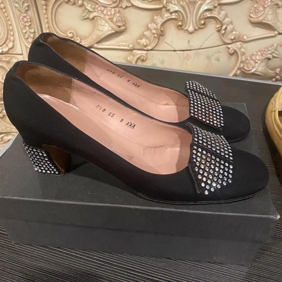 RaRE *****FERRAGAMO Vintage 1950’s / 1960’s Cocktail shoe - Picture 2 of 6